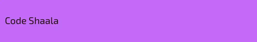 Code Shaala